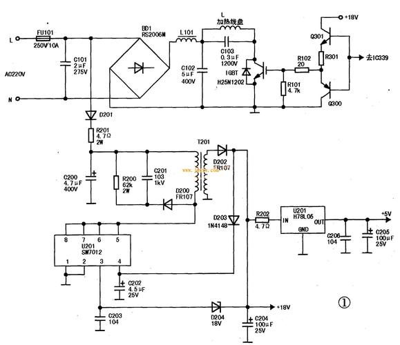 背投与电磁炉触摸开关的工作原理图?