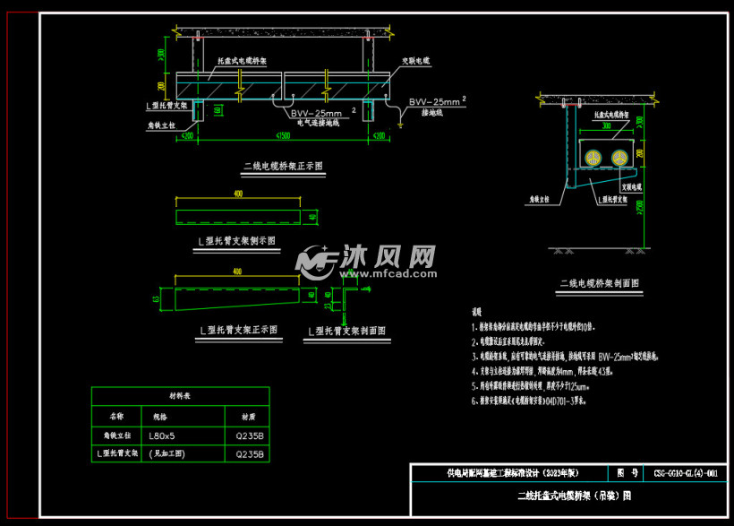 沉淀池与桥架变压器安装图