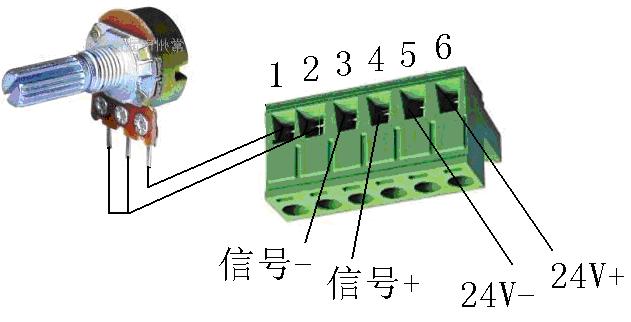 玩具联合体与电压电位器接线图