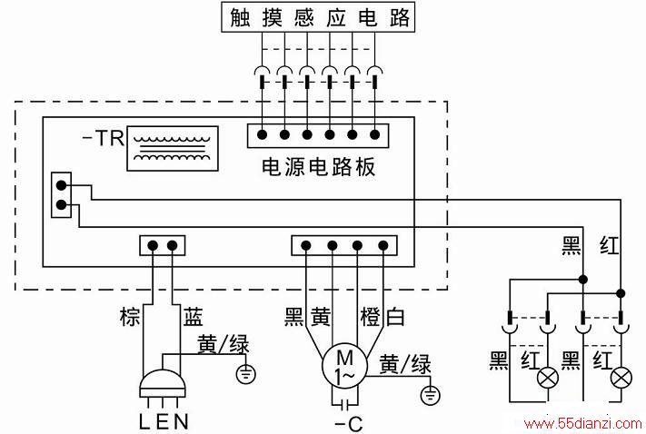 初纺加工设备与吸油烟机接线图