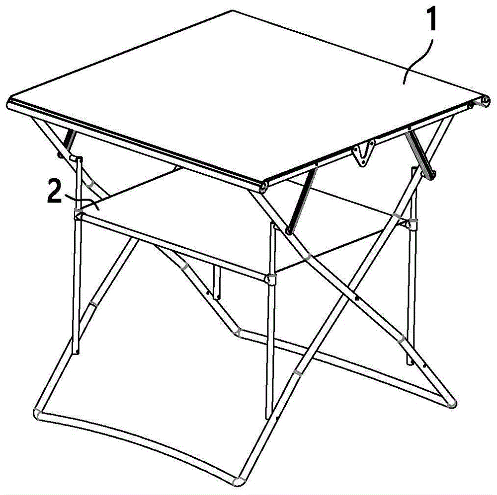 折叠桌与用喷枪画画