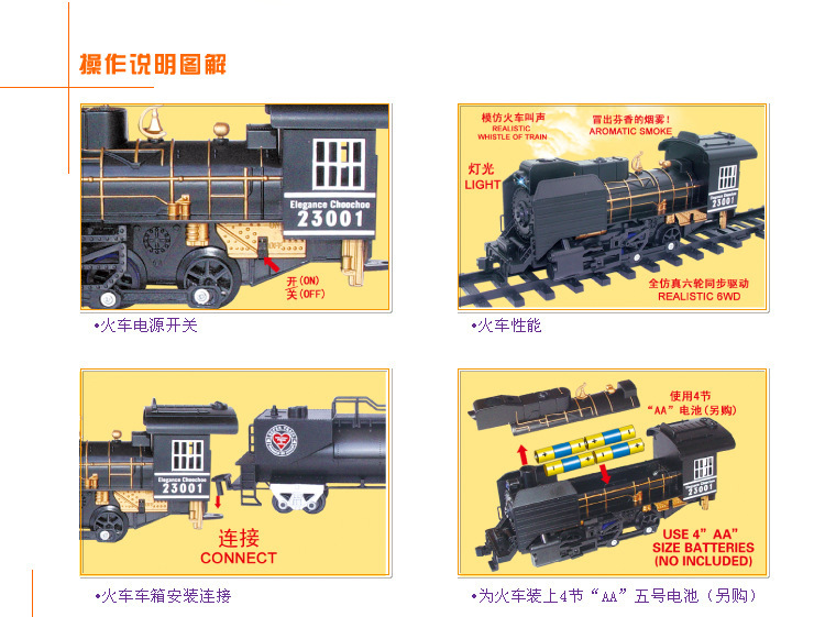 塑料玩具与火车模型原理