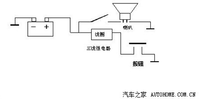 过滤机与继电器怎么接蜗牛喇叭