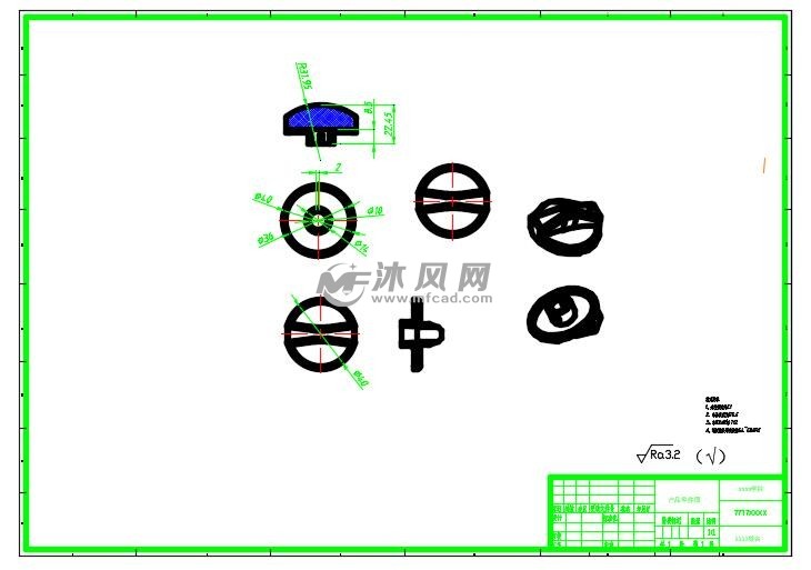 乐器配件与风扇旋钮注塑模具设计