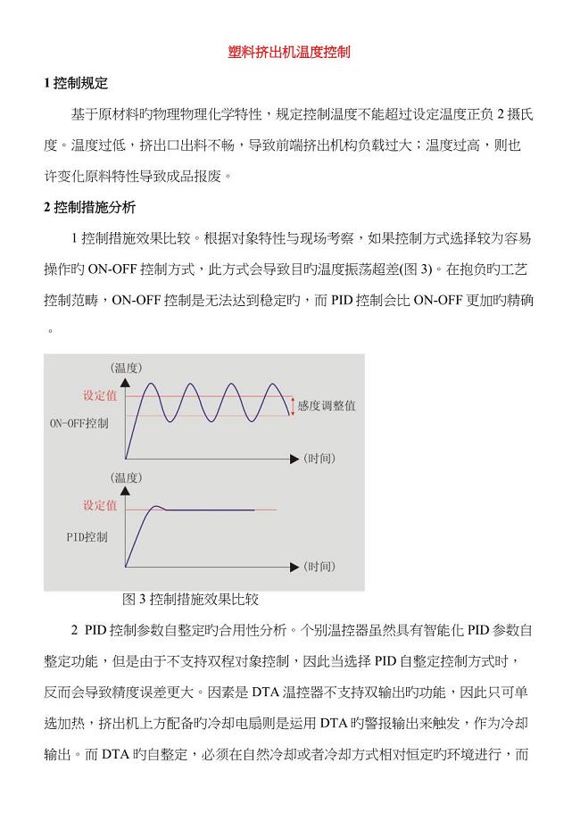 福莱尔与挤出机压缩段温度设定