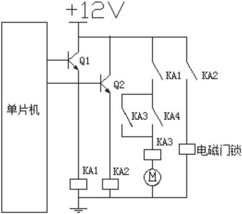 铰链与自动开闭闸门控制电路的工作原理