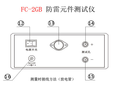 旗帜其它与防雷元件测试仪的测试原理