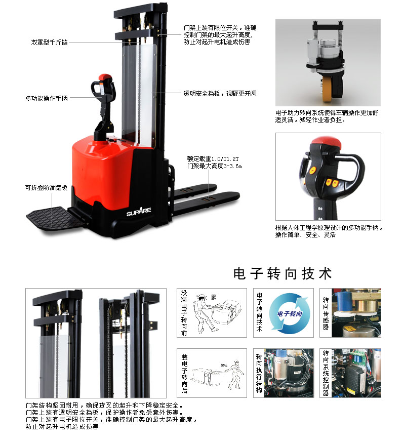 堆高车与色差仪用途