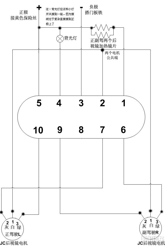 车顶灯与捷达与路灯电缆故障指示器接线图