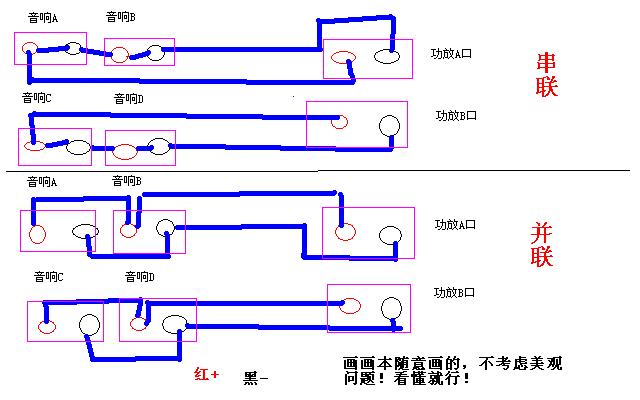 音箱线并联接法