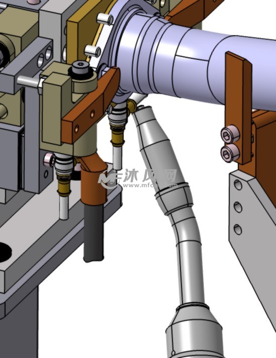 气体变送器与焊接夹具气缸连接