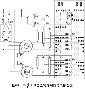 凸轮器电阻器接线