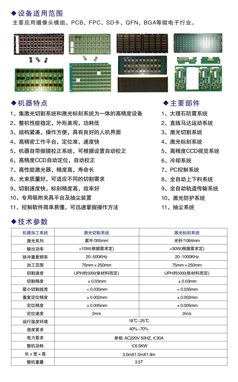 pcb激光切割机作业指导书