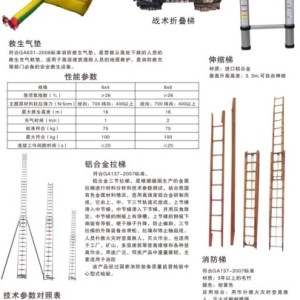 消防救生软梯性能参数