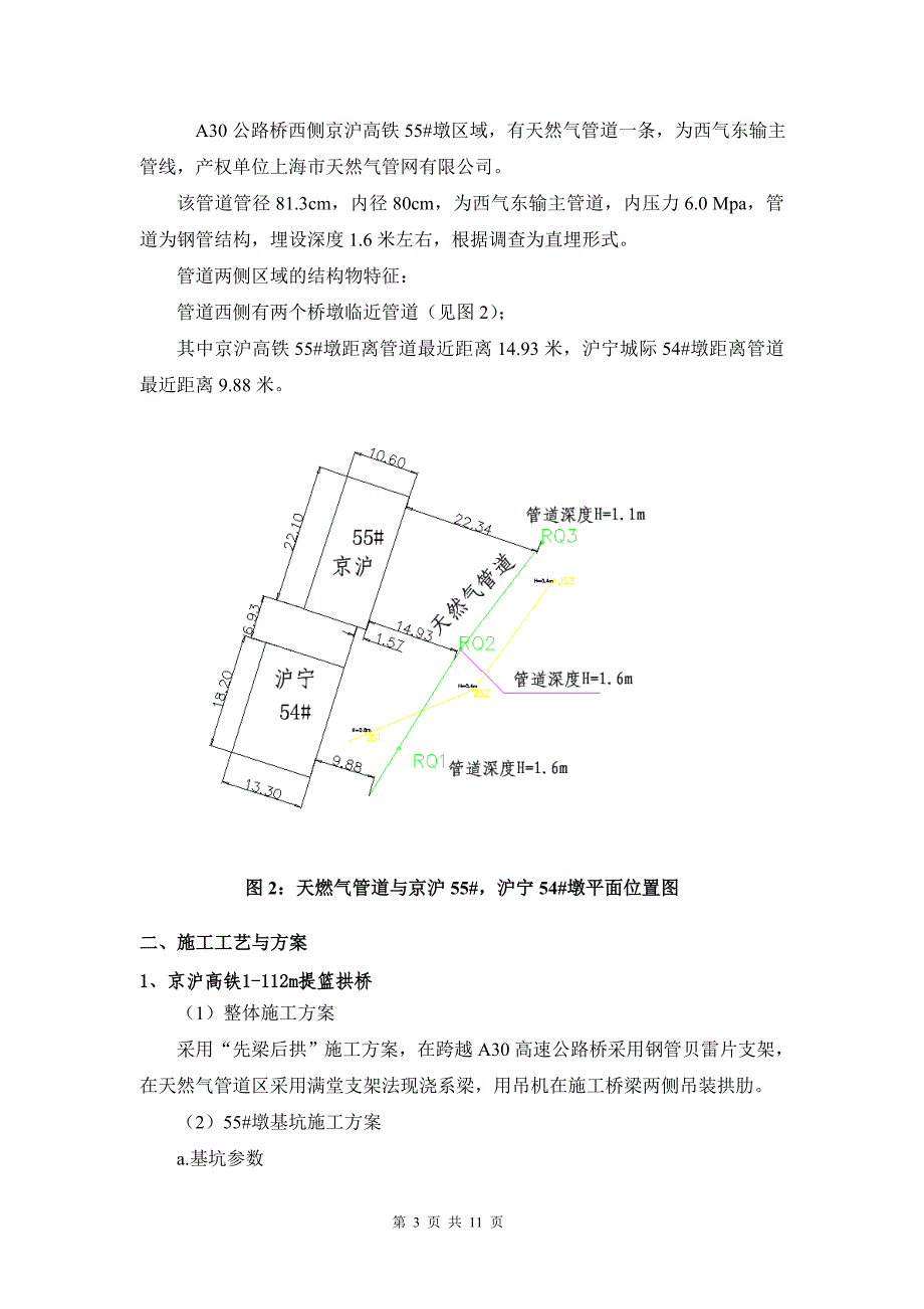 天然气管道保护性施工方案