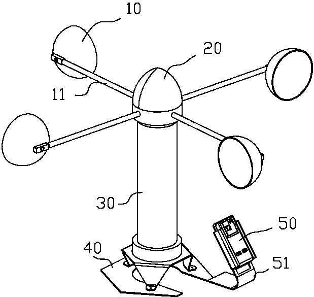测量风速的装置