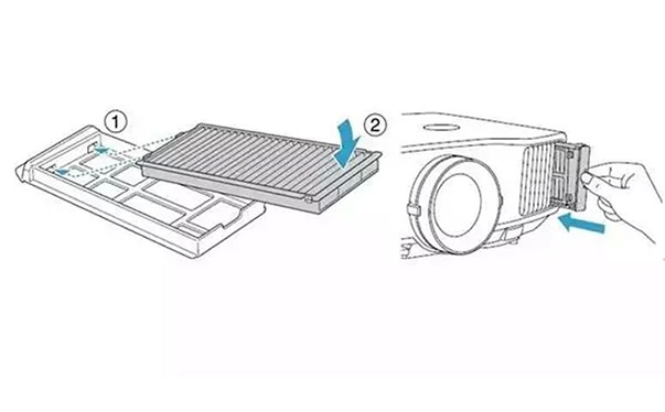 投影仪的过滤网如何拆卸