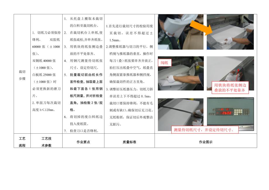 纸板开槽机作业指导书