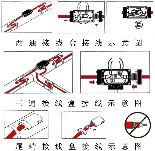 电伴热终端接线盒如何接线