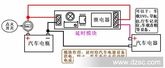 车载电源怎么接线