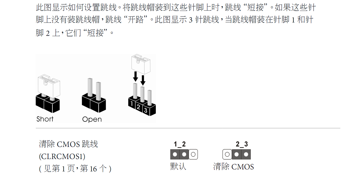 跳线的使用原则