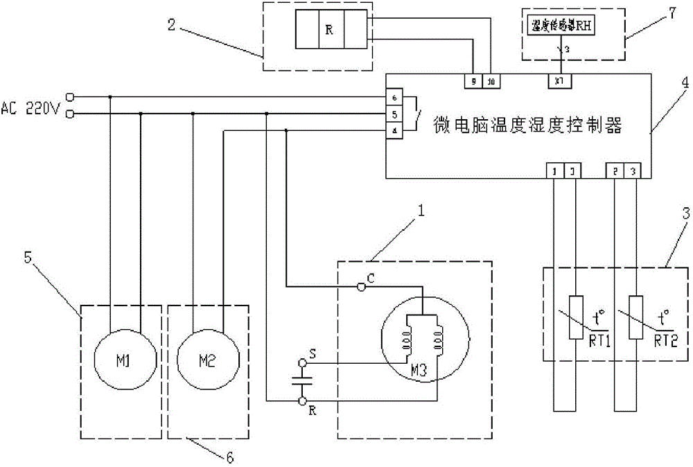 压路机与面板与洁净空气质量感应器连接图