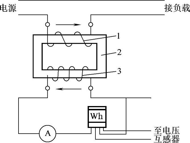 充磁机与交流电流互感器接线图