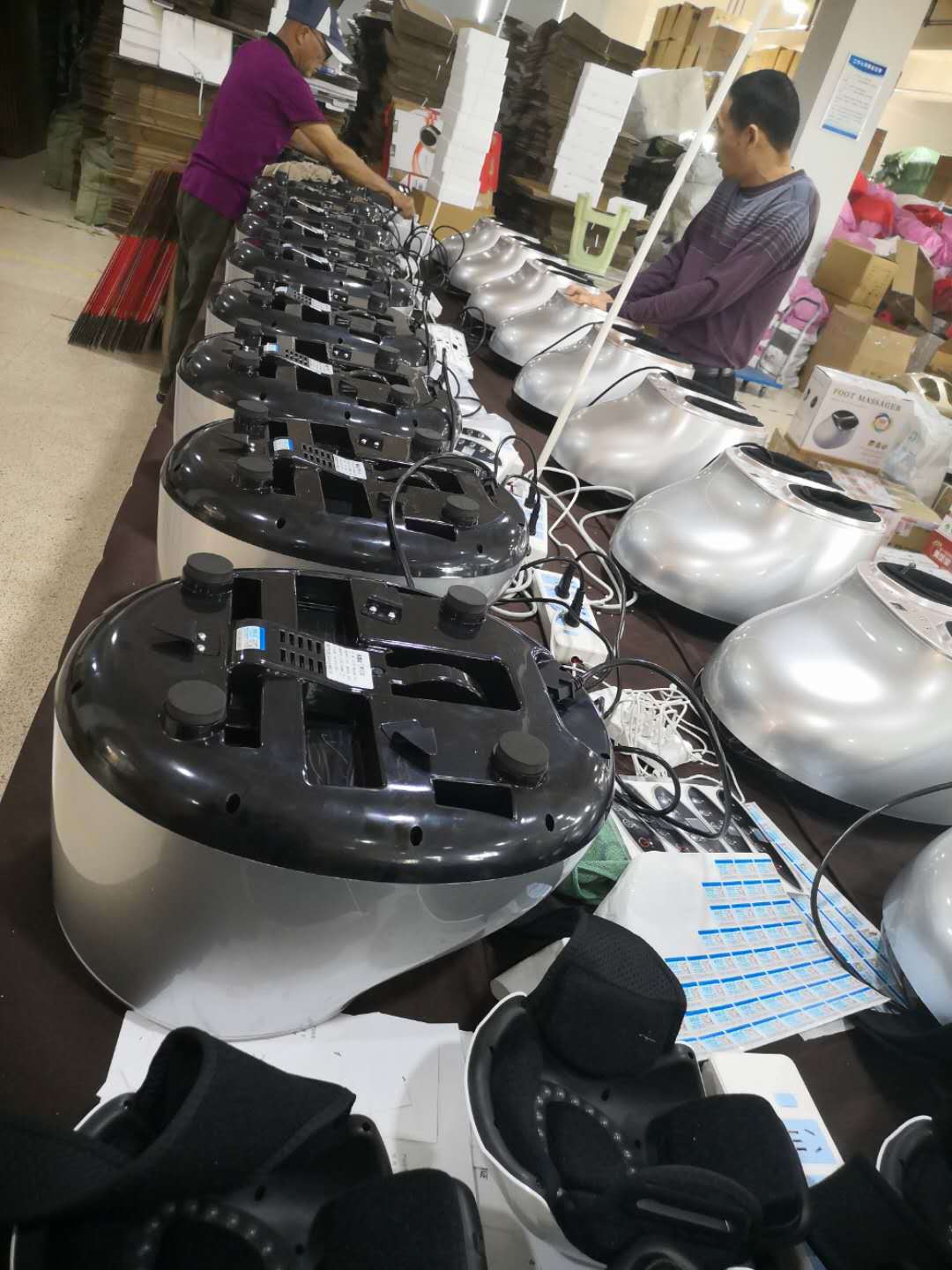 led灯具与足疗机包裹好还是敞开好呢