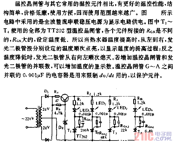 光源的温控电路的作用是