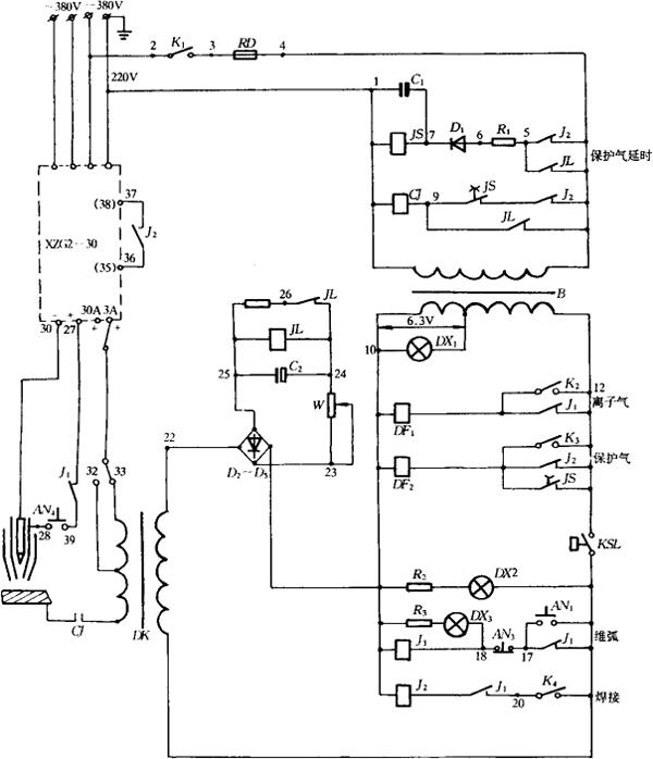 等离子焊机电路图