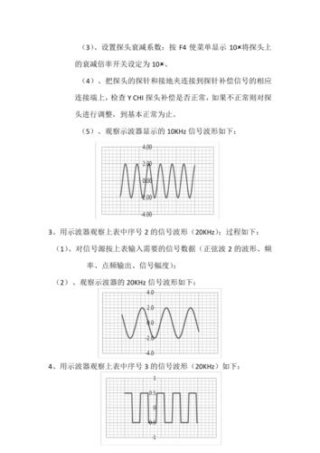 示波器的原理和使用实验误差