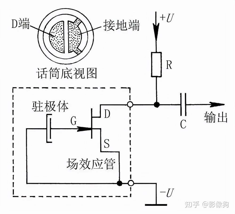 发热管与定时器与麦克风的位置关系图