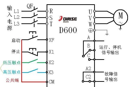 变频器与电接点压力表接线视频