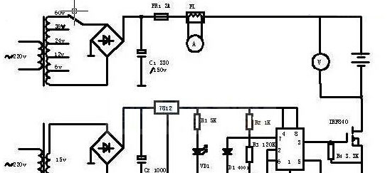 电池修复仪电路图