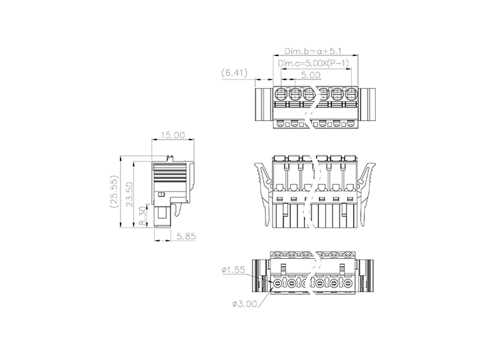 pcb插头规格