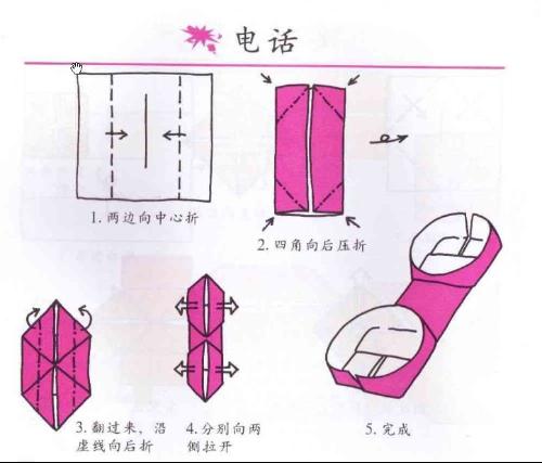 做纸电话的步骤