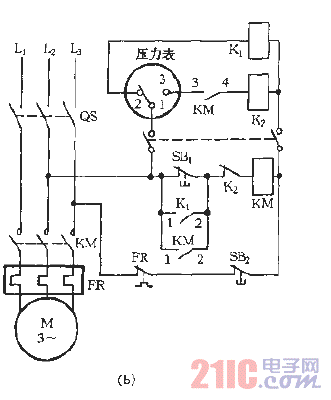 增压泵自动控制器原理