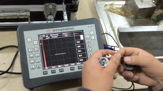 声振测量仪器与压链机工作视频教学