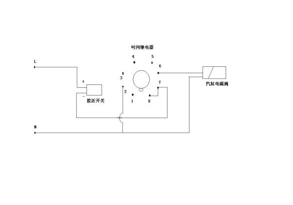 电磁阀加定时开关怎么接线