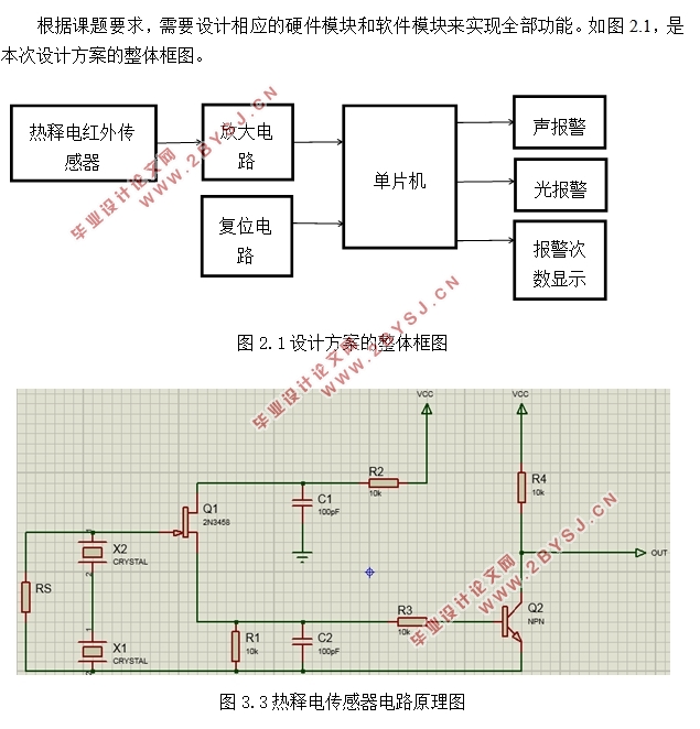 防盗报警器系统的设计与制作