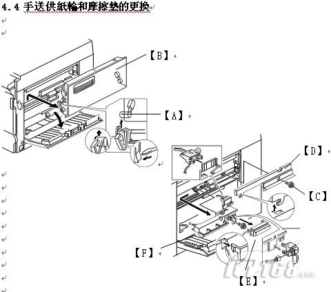 影碟机与送纸压轮机构的作用相同吗