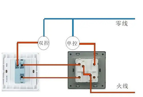 床头灯按钮开关怎么接