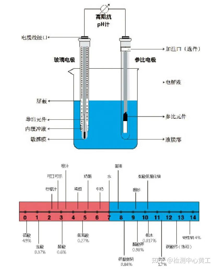 ph计的部件构成