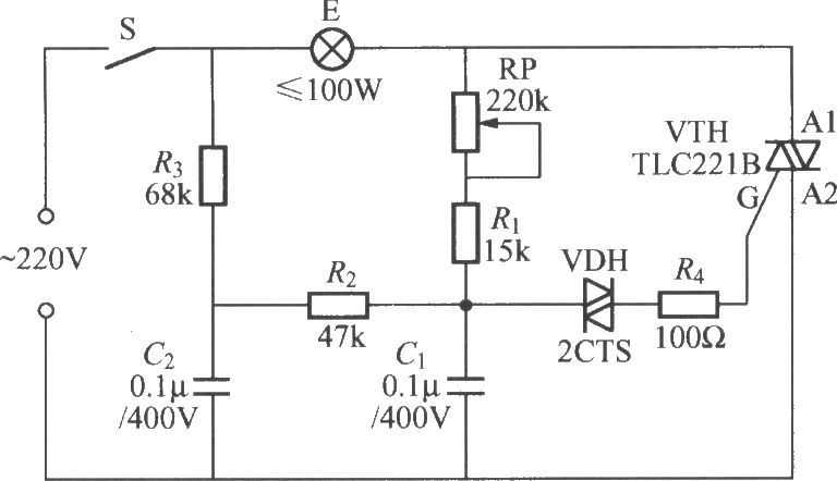 用可控硅控制灯光
