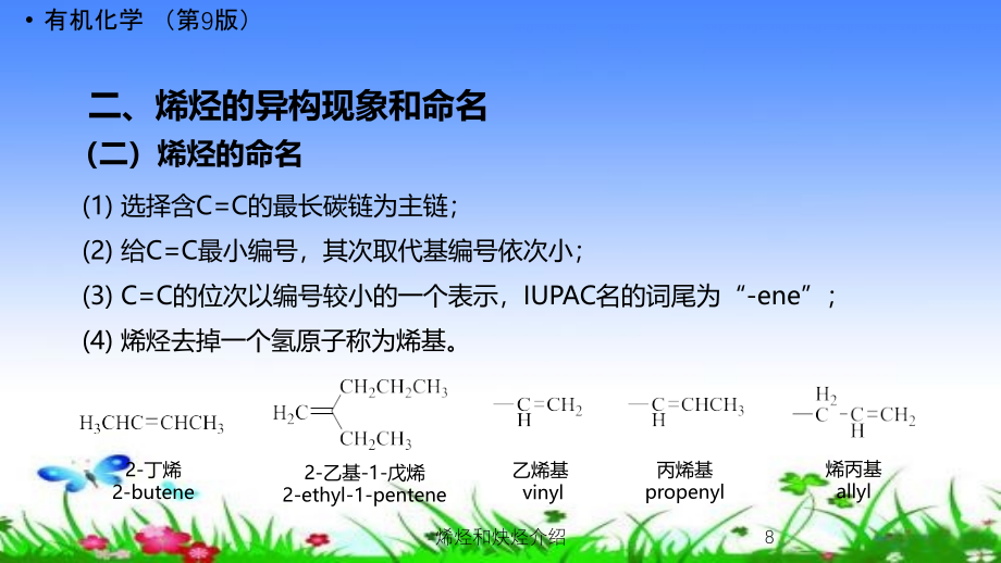 炔烃视频讲解