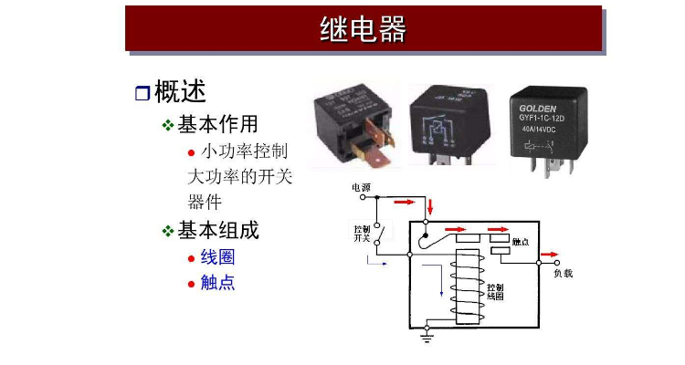 继电器线组有什么用