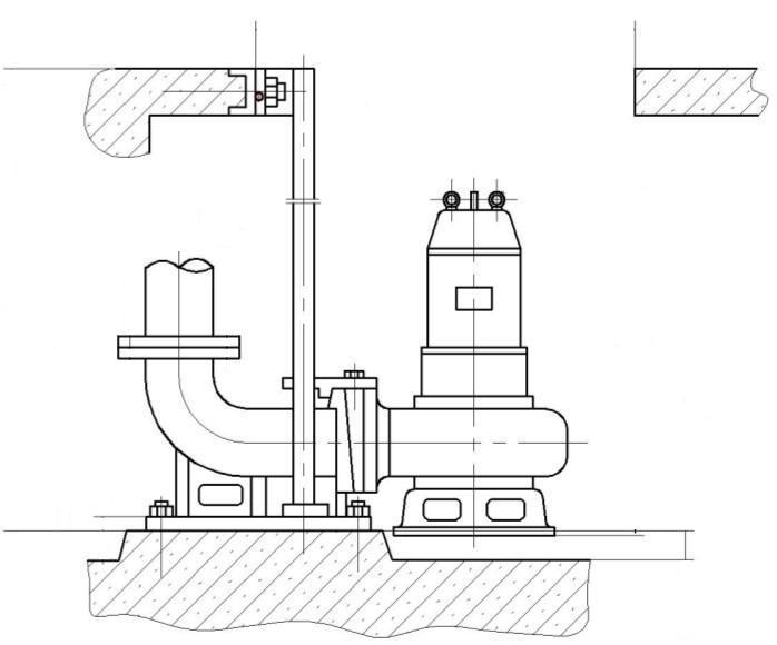 排污泵安装大样图