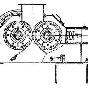 对辊破碎机结构
