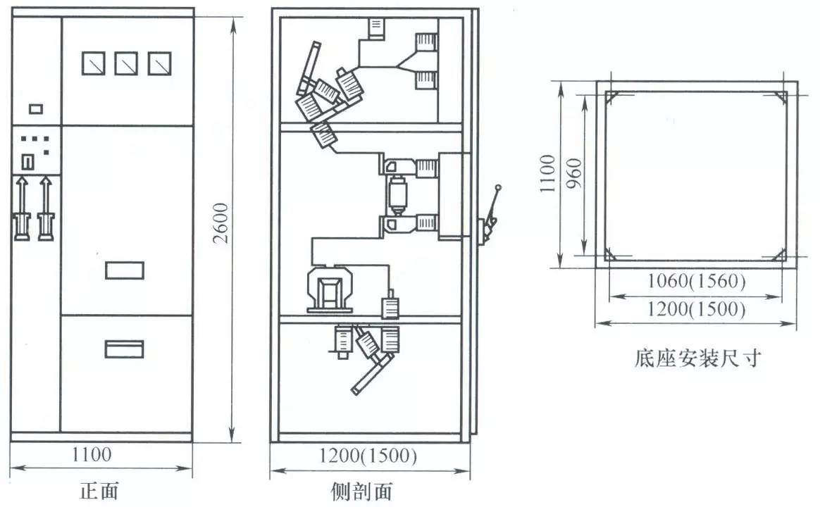 高压开关柜面对面布置的距离