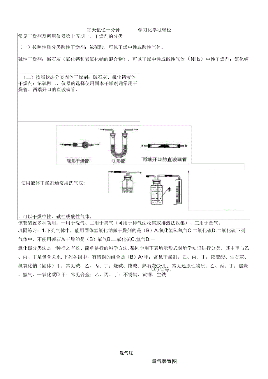 干燥仪器名称